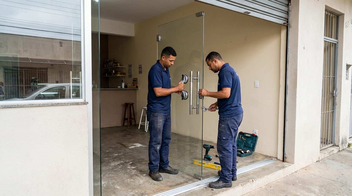 Portas em Vidro em Curitiba‑PR