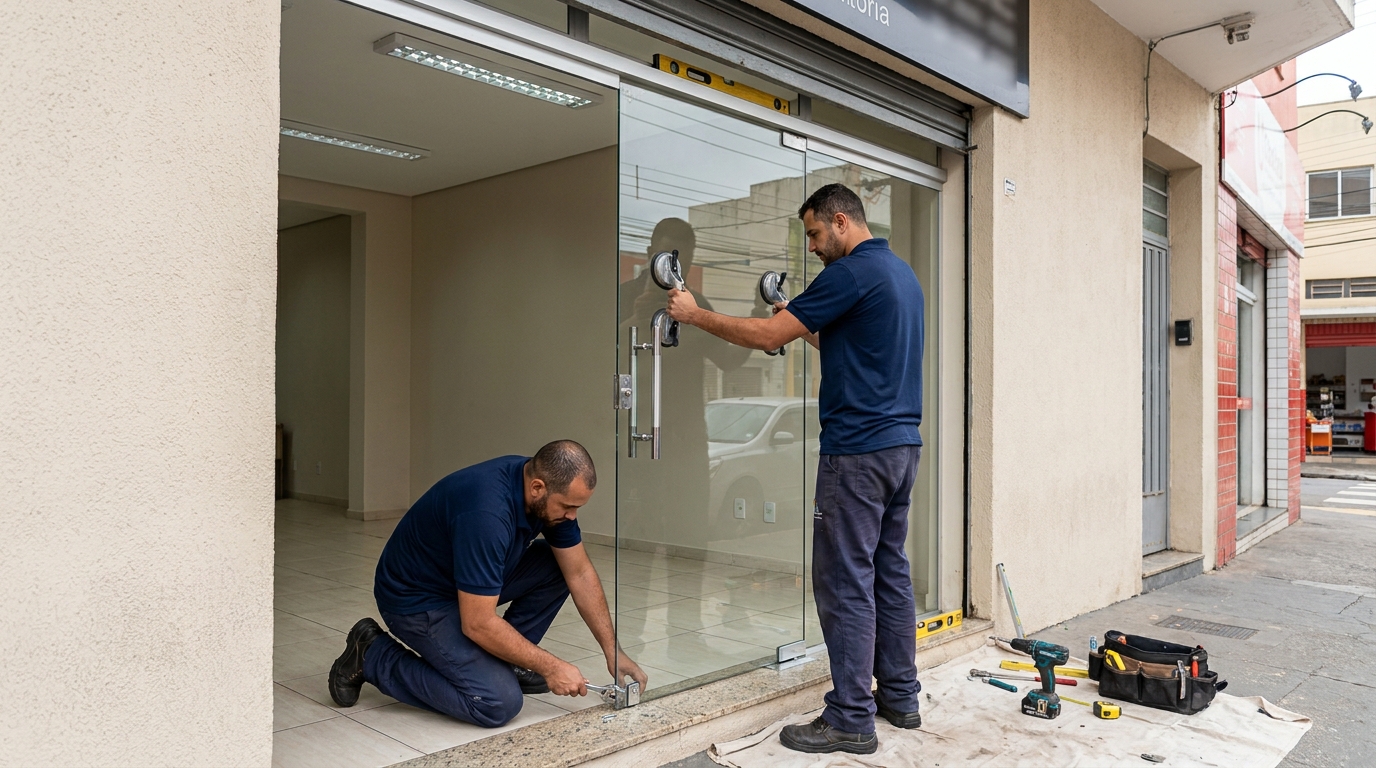 Portas Residenciais e Comerciais em Curitiba‑PR