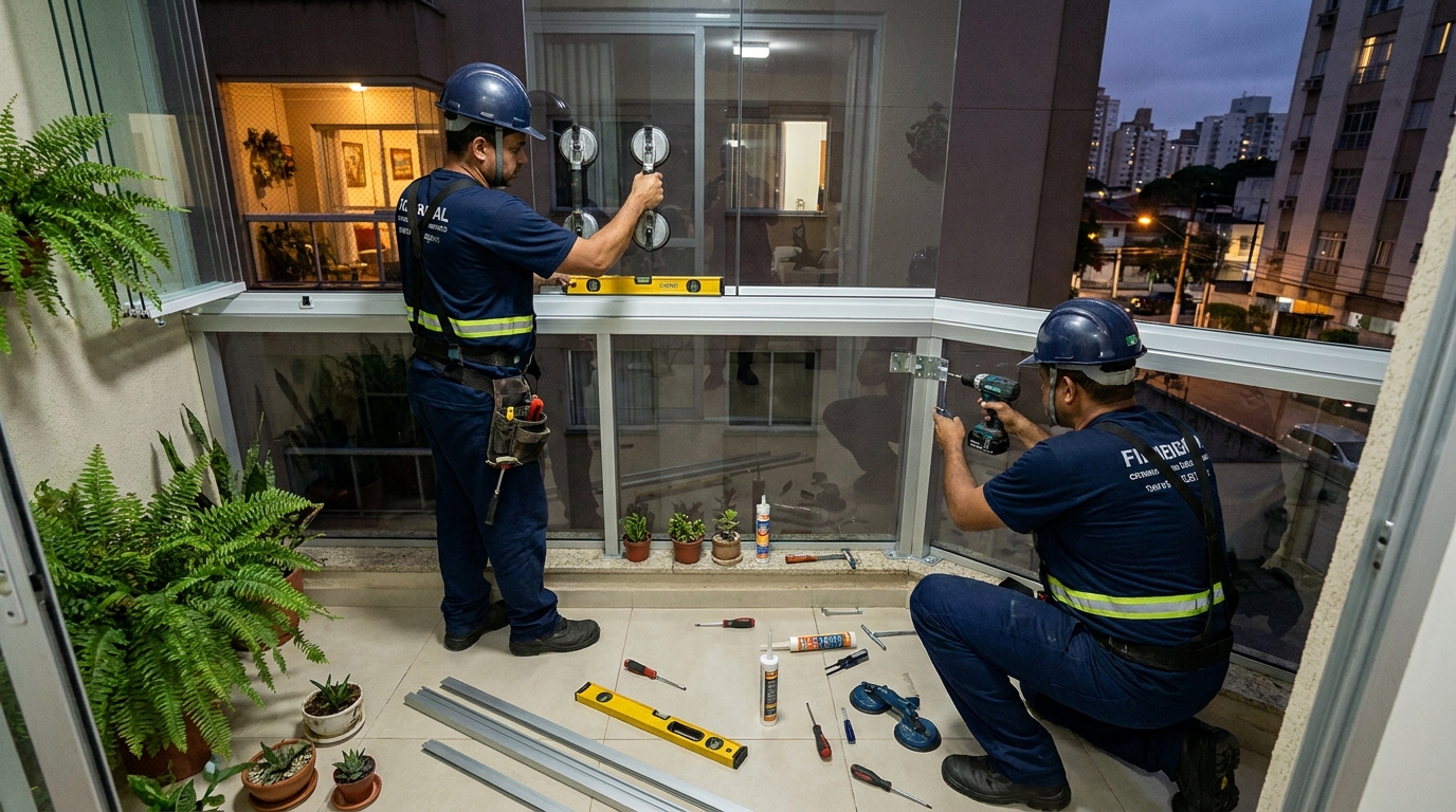 Parede de Vidro em Curitiba‑PR