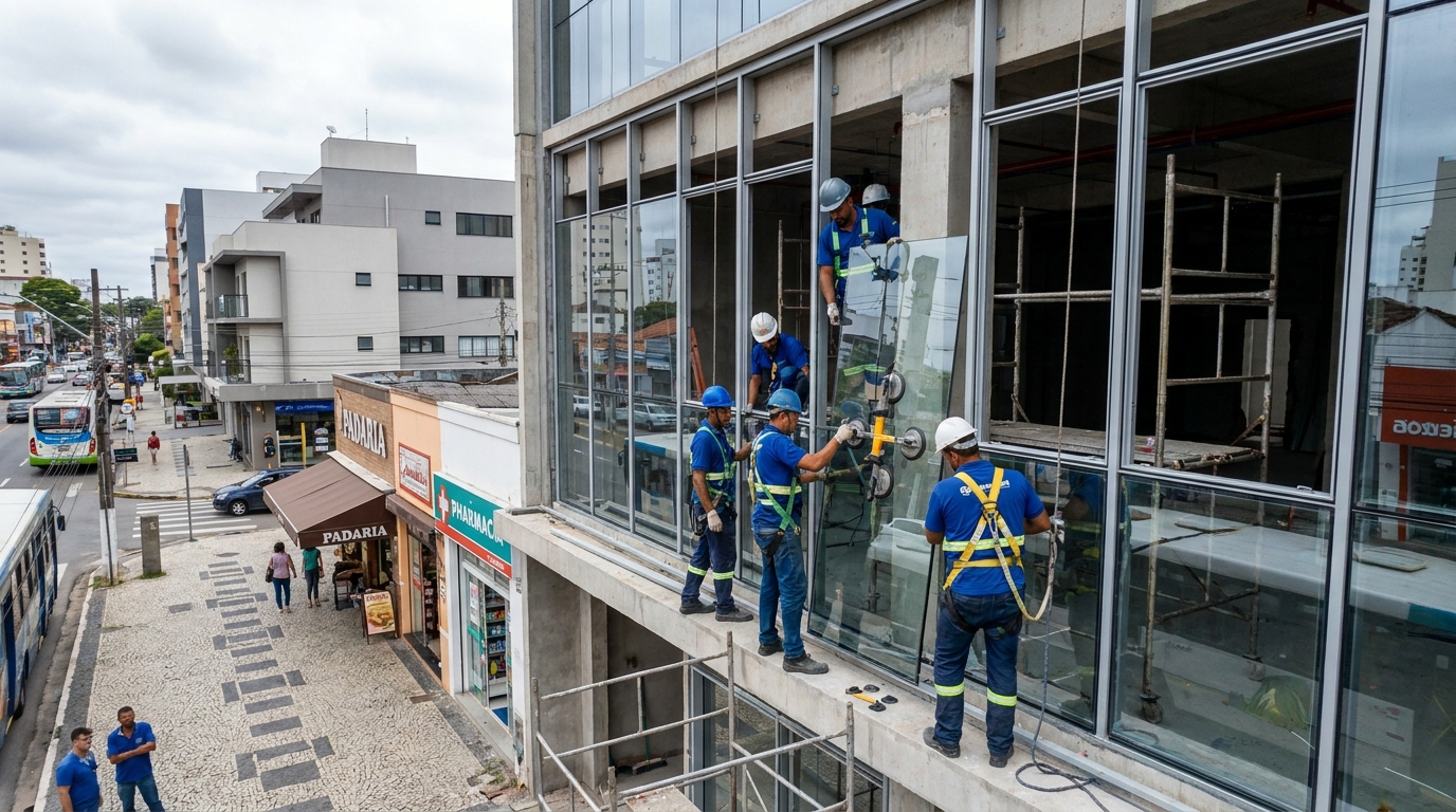 Fachada de Vidro em Curitiba‑PR